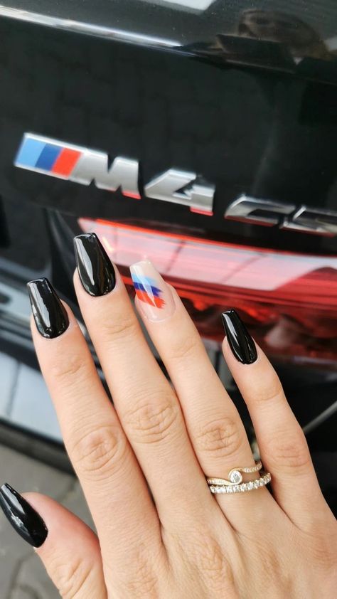 Bmw Nails Design, Bmw Nails, Car Nails, Summer Nails Colors Designs, Nails Heart, Graduation Nails, Diy Acrylic Nails, Subtle Nails, Nails Green