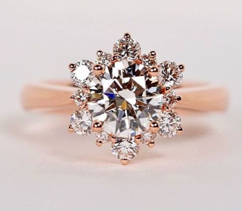 Snowflake Engagement Ring, Engagement Roses, خواتم خطوبة, Marriage Proposal, Dream Engagement Rings, Dream Engagement, Rose Gold Engagement, Ring Ideas, Dream Ring