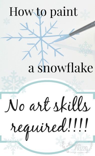 How to paint a snowflake no art skills required Hand Painted Christmas Cards Acrylic Painting, Puffy Paint Snowflakes, Hand Painted Snowflakes, How To Paint Snowflakes, Paint A Snowflake, Ceramic Snowflakes, Draw A Snowflake, Snowflake Painting, Snowmen Paintings