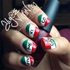 World Cup Nail Art, Soccer Nails, Mexican Nails, Flag Nails, Mexico Design, Mexico Flag, Nail Art Galleries, Nail Art Inspiration, Creative Nails