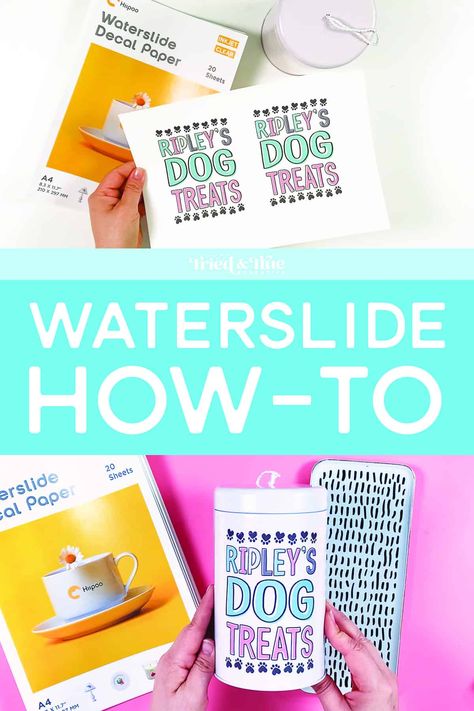 Inkjet Waterslide Decal Paper, Dog Treat Holder, Waterslide Decal Paper, Waterslide Paper, Graphic Design Programs, Waterslide Decals, Decal Paper, Treat Holder, Fun Dog