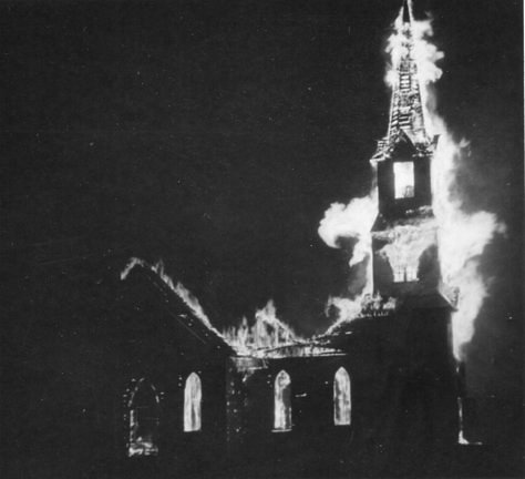 1st West Denmark church burning Sept. 9, 1937 Black Metal Art, Catty Noir, Southern Gothic, I'm With The Band, Dark Photography, White Photo, Coven, What’s Going On, Dark Aesthetic