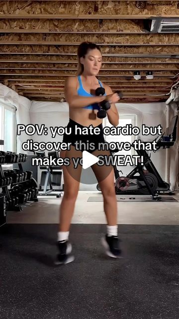 Dumbbell Workouts For Women on Instagram: "HATE CARDIO?! But want to SWEAT?! 💦 try this move 👀💯

This move comes straight from inside my DUMBBELL ONLY weekly workout plan!! 

See how FUN, CHALLENGING and EFFECTIVE dumbbell only workouts at home can be!! 

Ready to see for yourself?! I’ve got you covered! 

Here’s what you need ⬇️

▪️a few pairs of dumbbells (light/medium) and (heavy) 
▪️small space 
▪️iPhone/Android or iPad 

OPTIONAL: 

▪️bench (ideally an adjustable for incline & decline moves) 
▪️resistance bands with removable handles 

(I always give a “no bench” or “no band” alternates so you don’t need them to do the plan) 

🔗 on page to learn more and gain INSTANT ACCESS 📲

At homes workout, workout at home, workout from home, dumbbell workouts, workout plan, workouts for wome Dumbbell Workouts For Women, Dumbbell Only Workout, Workout From Home, Dumbbell Workouts, Workouts At Home, Workouts For Women, Weekly Workout Plans, At Home Workout, Weekly Workout