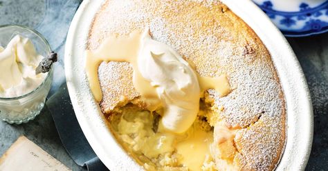 Adding apple to this simple sponge makes it the best dessert, snack or baked treat ever. Apple Sponge Pudding Recipe, Apple Sponge Pudding, Sponge Pudding Recipe, Sponge Pudding, Apple Pudding, Hot Desserts, Lemon Tarts, Sweet Sauces, Rhubarb Cake