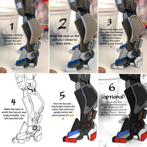 Mecha Tutorial, Line Art Tutorial, Mecha Cosplay, Gundam Cosplay, Eva Foam Armor, Gundam Tutorial, Robot Sketch, Mecha Suit, Cosplay Tutorial