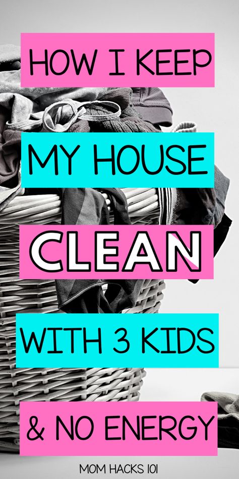 Keep A Clean House, Uppfostra Barn, No Energy, Easy Cleaning Hacks, Mom Life Hacks, House Cleaning Checklist, Smart Parenting, Household Cleaning Tips, Working Mom