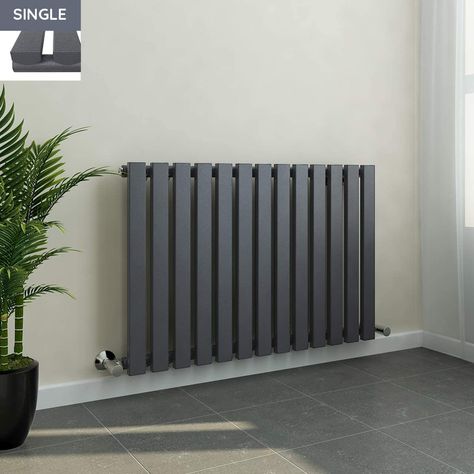 Flat Radiators, Panel Radiator, Radiator Heater, Radiators Modern, Flat Panel Radiators, Horizontal Radiators, Central Heating Radiators, House Extension Design, Central Heating System