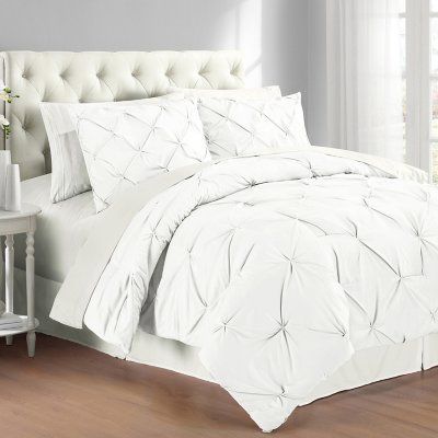 Pintuck Bedding, Pintuck Comforter, Twin Comforter Sets, Bedding Comforter, Chic Bedding, Twin Comforter, King Comforter Sets, King Pillows, Queen Comforter Sets