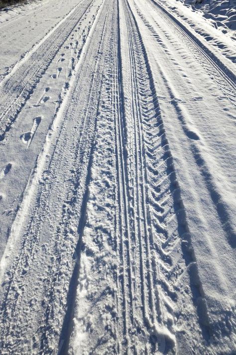 trace of the car wheels on snow close up Car Wheels, Burning Man, Close Up, Royalty Free Stock Photos, Wheel, Pins