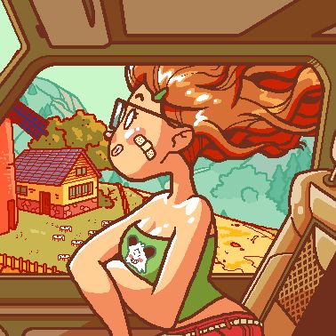 Out of car window on Behance Car Window Illustration, Car Window Drawing, Looking Out Car Window, Window Illustration, Short Animation, Window Drawing, Inside Car, Cute Little Tattoos, Children's Illustration