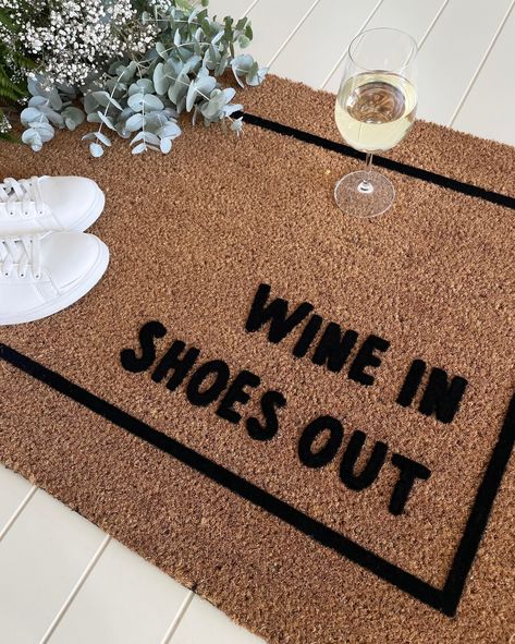 Cool Doormats, Circle Outline, Funny Doormats, Wine O Clock, Our Place, Coconut Fiber, Natural Latex, Door Mats, Entrance Doors