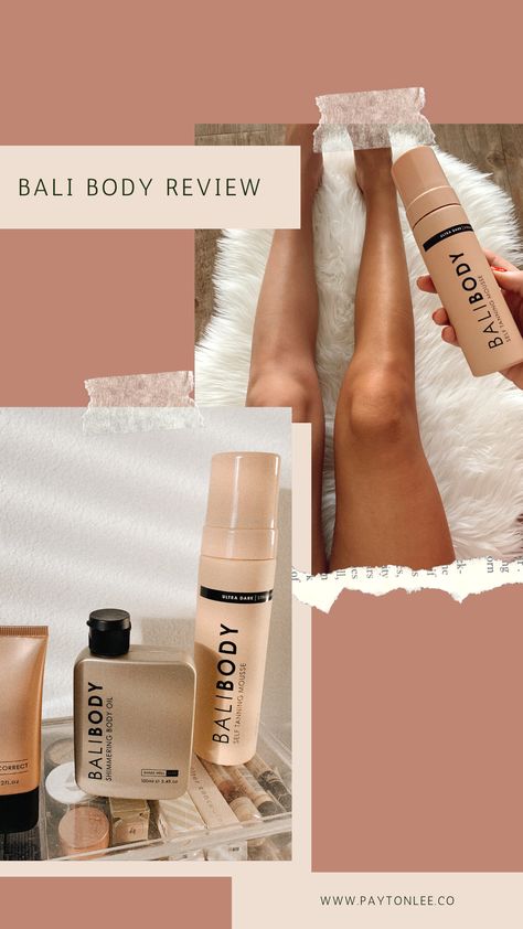 A review about Bali Body Ultra Dark Tanning Mousse, Shimmering Body Oil and the BB Cream. Tanning Lotion Aesthetic, Bali Body Self Tanner, Balibody Self Tan, Body Works Spa Bali, Bali Body Tanning Oil, Best Self Tan, Tan Products, Shimmering Body Oil, Sunless Tanning Lotion