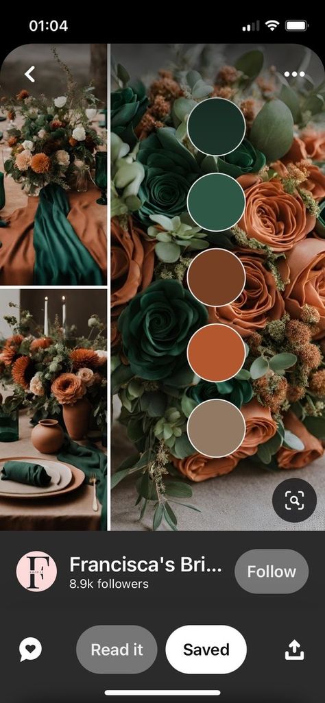 Copper Wedding Colors, Earth Tone Wedding, Bronze Wedding, Fall Wedding Color Palette, African Dresses Modern, Copper Wedding, Hair Aesthetic, Wedding 2025, Bride Photo