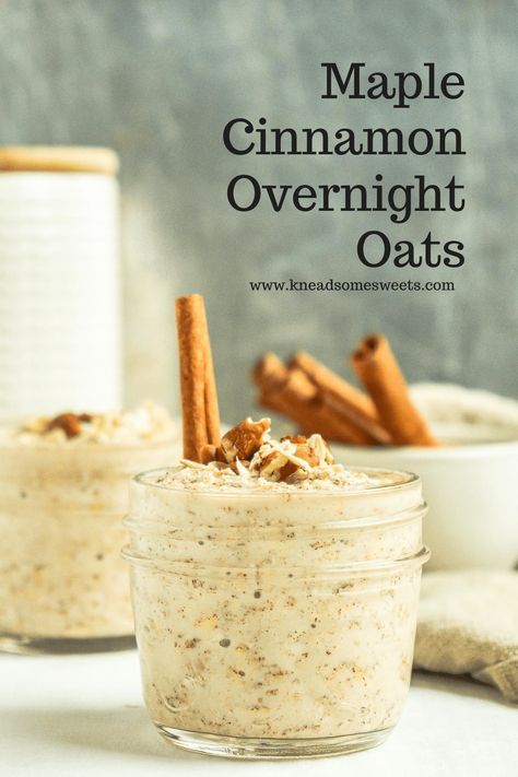 Pumpkin Pie Overnight Oats, Cinnamon Overnight Oats, Overnight Oats Recipe Easy, Oat Recipes Healthy, Overnight Oats Recipe Healthy, Favorite Breakfast Recipes, Overnight Oats Healthy, Overnight Oatmeal, Grab And Go Breakfast