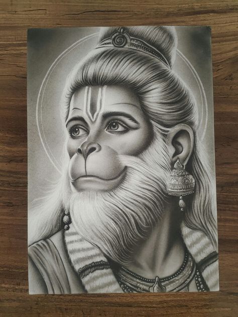 Bajrangbali Hanuman Sketch, Hanuman Ji Art Sketch, Painting Of Hanuman Ji, Hanuman Ji Portrait, Ram Hanuman Sketch, Hanuman Sketch Pencil, Hanuman Ji Sketch Pencil, Drawing Of Hanuman Ji, Hanuman Sketch Art