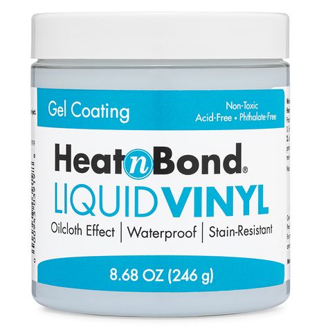 2185.00117 - HeatnBond Liquid Vinyl 8.68oz | Moda Fabrics - Producer of Quilting Fabric, Sewing Notions, and Home Decor Sewing Machine Needle, Fabric Stains, Sewing Machine Feet, Laminated Fabric, Sewing Fabrics, Iron On Vinyl, Oil Cloth, Printer Paper, Fabric Softener