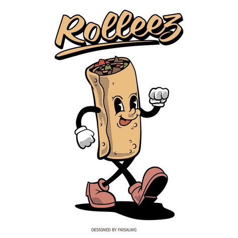 pizza roll themed 🌯 #finalresult #logo #vintage #retro #rubberhose #mascot #cartoon #90scartoons #vintagelogo #retrocartoon #mascotlogo #logomascot #logobrand #logomaker #logodesigner Restaurant Mascot, Pizza Mascot, Pizza Cartoon, Pizza Roll, Tshirt Design Inspiration, 90s Cartoons, Pizza Rolls, Logo Vintage, Retro Cartoons