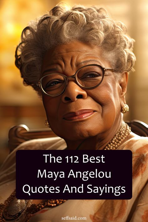 Explore the wisdom of a literary icon with these 112 famous Maya Angelou quotes and sayings. via @SeffSaid Maya Angelou Quotes Motivation, Maya Angelou Quotes Women, Great Quotes By Famous People, Maya Angelou Quotes Life, Mya Angelou, Phenomenal Woman Maya Angelou, Maya Angelou Inspirational Quotes, Famous Quotes Inspirational, Famous Black People