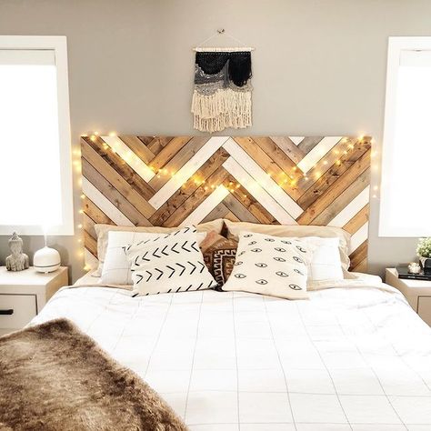 Easy Crafting Fun is at Your Fingertips With Popsicle Sticks - Facty Headboard Plan, Diy Bed Headboard, Diy Wood Headboard, Headboard Projects, Simple Headboard, Large Headboard, Diy Headboard Upholstered, Aztec Decor, Redecorating Ideas