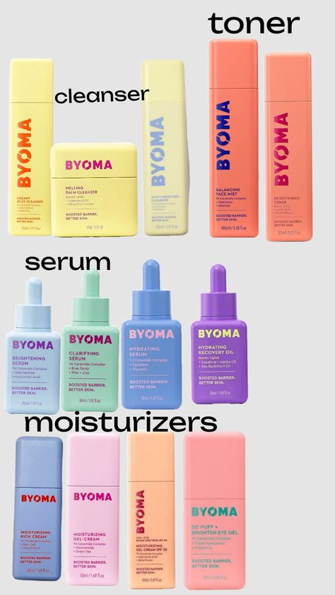 ||•byoma skincare•|| Byoma Skincare Melting Balm Cleanser, Byoma Skincare Safe For Kids, Byoma Skincare, Watermelon Scrub, Acne Cleaning, Braces Tips, Recommended Skin Care Products, Preppy Inspiration, Sephora Skin Care