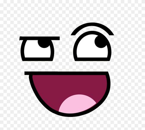 Epic Face Emoji, Happy Face Meme, Epic Face Pfp, Happy Face Drawing, Meme Png, Roblox Face, Epic Face, Face Meme, Face Png