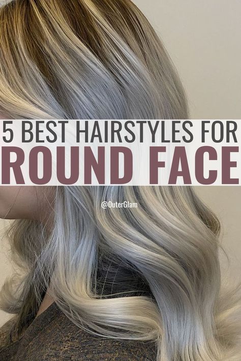 Whether you're constantly battling with your hair in the mirror, struggling to find a style that flatters your round face, or just looking for a change, if you are trying to find the perfect hairstyle for your face shape, this article is for you. Discover the top 5 hairstyles that complement round faces flawlessly and transform your look effortlessly. Heavy Face Hairstyles, Long Hairstyles For Round Face Women, Hair Styles For Big Faces, Hairstyles For Long Hair Round Face, Hairstyles For A Round Face Shape, Hair Styles For Face Shapes, Best Hair Styles For Round Faces Women, Haircuts For Round Faces Long Hair, Best Hairstyles For Round Face Women