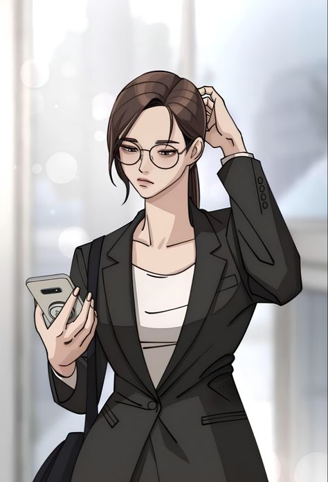 Female Lawyer Drawing, Anime Lawyer, Lawyer Drawing, Iseop's Romance, Female Drawing, Female Cartoon, Profile Pic, Character Creation, Champions League