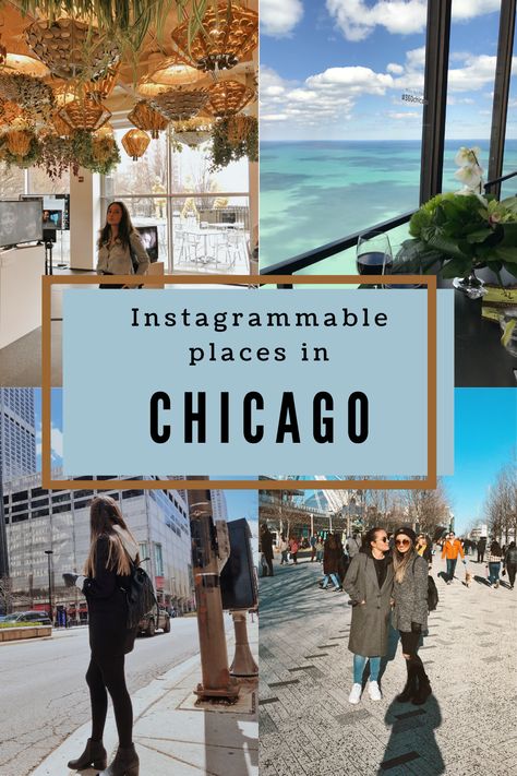 Best Instagrammable places in Chicago Chicago Bean Pictures Ideas, Chicago Bean Pictures, Places To Go In Chicago, Chicago Bean, Skydeck Chicago, Trip To Chicago, Millenium Park, Places In Chicago, Things To Do In Chicago