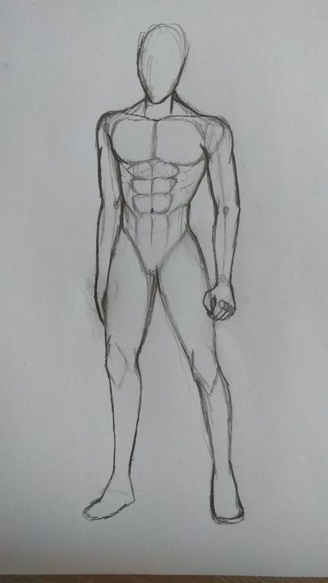 Male Body Design, How To Draw Six Pack Anime, Cartoon Body Anatomy, Human Drawing Base, Man Body Drawing, Male Body Base, Easy Hair Drawings, Paint Smudge, Body Image Art