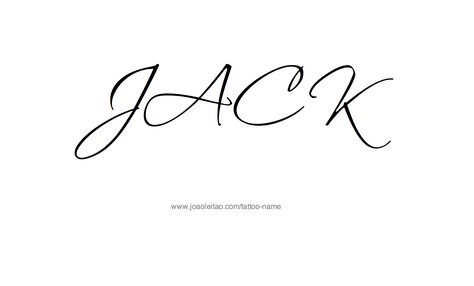 Tattoo Design Name Jack Jack In Cursive, Jack Tattoo Name, Jack Name, Dynamic Tattoo, Jack Tattoo, Tattoo For Baby Girl, Tattoo Design Name, Baby Name Tattoos, Nightmare Before Christmas Tattoo