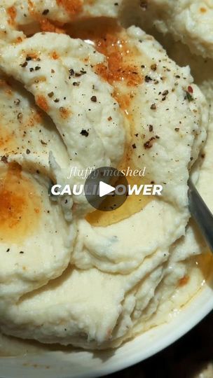 36K views · 7.7K reactions | This fluffy mashed cauliflower recipe turns healthy cauliflower into the best-ever cauliflower mashed potatoes (they taste just like mashed potatoes and are so creamy). Perfect as a cozy, buttery side!

Comment 👉 "cauliflower" and I'll send you the recipe!

https://www.liveeatlearn.com/fluffy-mashed-cauliflower

#mashedpotatoes #mashedcauliflower #cauliflowerrecipes #lowcarbrecipes #vegetarianrecipes | Sarah Bond | The American Dawn · Her Creamy Cauliflower Mash, Califlower Mashed, Cauliflower Mashed Potatoes Recipe, Cauliflower Mashed, Mashed Cauliflower Recipe, Cheese Mashed Potatoes, Cauliflower Mashed Potatoes, Cauliflower Mash, Cauliflower Rice Recipes