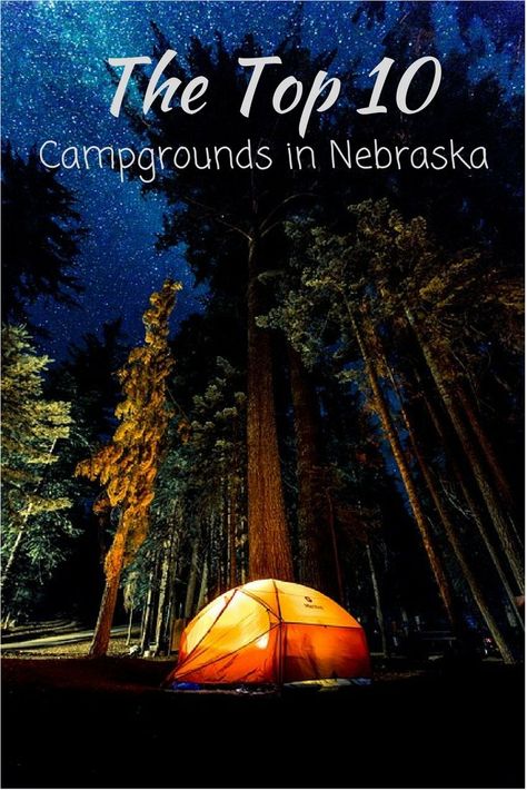 Top 10 campgrounds in Nebraska! Whether you tent camp or travel with an RV, you won't want to miss these amazing campgrounds in Nebraska! Camper Checklist, Minimalist Camping, Off Road Camping, Camping For Beginners, Mt Everest, Family Camping Trip, Camping Checklist, Winter Camping, Camping Backpack