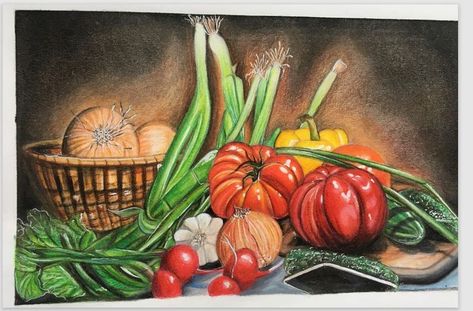 Realistic composition with coloured pencils | Eat healthy live healthy | my first try to realistic art. please Like ,Comment and follow guys. 💖 Live Healthy, Coloured Pencils, Realistic Art, Eat Healthy, Healthy Living, Healthy Eating, Composition, Color, Art