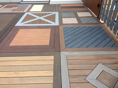 Picture Frame Deck, Trex Deck Designs, Trex Deck Colors, Composite Decking Colors, Composite Decking Designs, Deck Patterns, Board Layout, Deck Flooring, Deck Colors