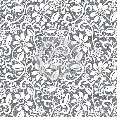 Seamless lace floral pattern on gray background by Svetlanaprikhnenko, via Dreamstime How To Draw Lace Pattern, Sketch Hacks, Lingerie Cookies, Lace Drawing, Lace Background, Garment Pattern, Lace Print, Stone Coasters, Guipure Lace