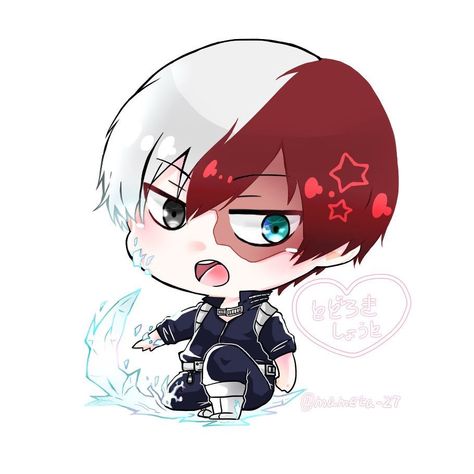 My Hero Academia x Reader - Shouto Todoroki x Shy! Reader - Company - Wattpad Shouto Todoroki, Todoroki Shouto, My Hero Academia Shouto, Ochako Uraraka, Chibi Characters, My Hero Academia Memes, Kawaii Chibi, Anime Stickers, Hero Academia Characters