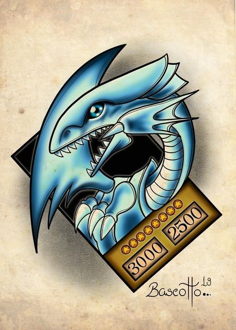 Power Rangers Tattoo, Yugioh Tattoo, Yugioh Dragon Cards, Blue Eyes White Dragon, Nerd Tattoo, Geek Tattoo, Pokemon Tattoo, Classic Tattoo, Card Tattoo