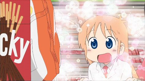 Nichijou GIF Nichijou Gif, Arte Do Kawaii, Cute Anime Chibi, Awesome Anime, Animated Characters, Hetalia, Anime Chibi, Anime Funny, Anime Icons