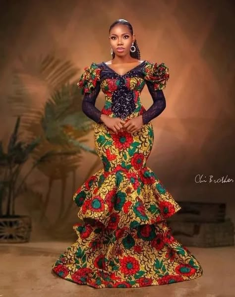 Ankara peplum dress