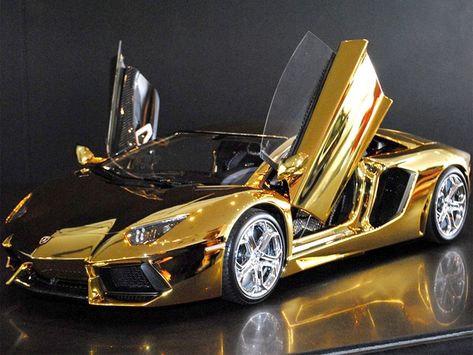 Video: Golden and gem-covered Lamborghini is the world's most expensive car | The Independent | The Independent Gold Lamborghini, Wallpaper Hippie, Expensive Car, Aventador Lamborghini, Lamborghini Lamborghini, Gold Car, Lamborghini Veneno, Lamborghini Cars, Most Expensive Car