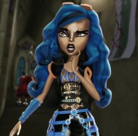 Robecca Steam, Blue Hair, Monster High, Steam, Hair, Blue