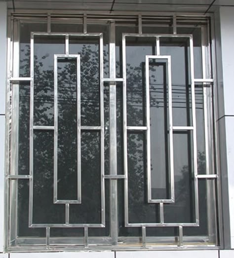 31 Model dan Motif Teralis Jendela Minimalis Terbaru 2021 | Dekor Rumah Windows Grill, Steel Grill Design, Window Security Bars, Iron Window Grill, Modern Window Design, Modern Window Grill, Grill Design Modern, Home Window Grill Design, Window Grills