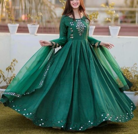 New Mirror Work Frock Design//Latest Frocks With Mirror Work Stitching Ideas | Frocks for girls Maxi For Wedding Pakistani, Mirror Work Frock Design, Mahnoor Sheikh, Party Wear Maxi Dresses, Pakistani Frocks, Long Frocks Designs, Mirror Work Dress, Stylish Gown, Long Frock Designs