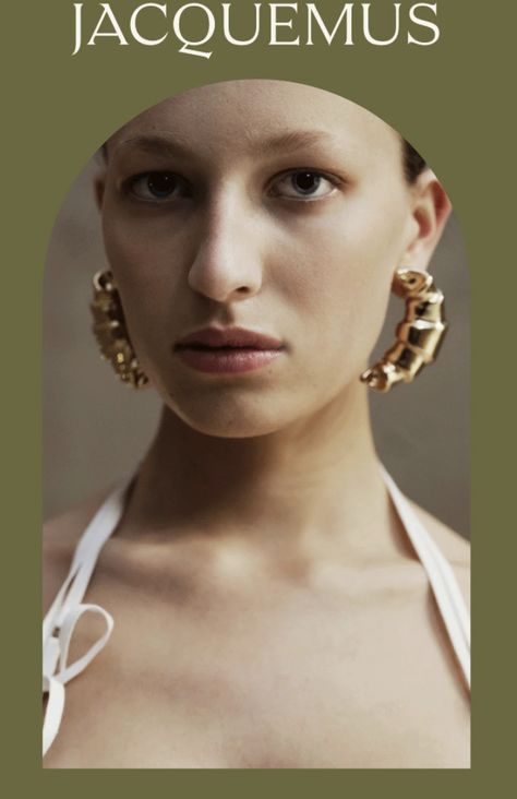 MODA OPERANDI: JACQUEMUS Croissant Earrings… Jacquemus Earrings, Croissant Jewelry, Croissant Earrings, Croissant Hoop Earrings, Jacquemus Les Sculptures, Jacquemus Celebrities, Moda Operandi, Style Inspiration