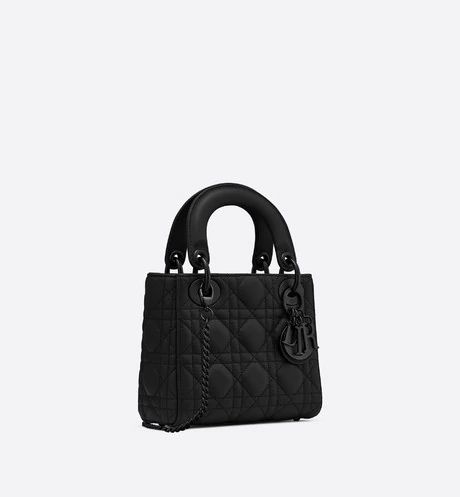 Lady Dior ultra-matte mini bag - Bags - Women's Fashion | DIOR Lady Dior Bag Black, Dior Mini Bag, Lady Dior Mini, Mini Lady Dior, Lady Dior Handbag, Evening Accessories, Bag Women Fashion, Christian Dior Couture, Dior Handbags