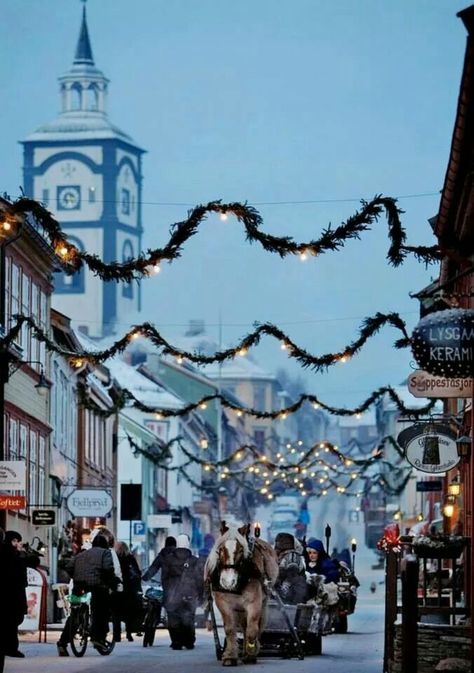 Christmas in Norway Roros Norway, Viking Door, Norway Photography, Christmas In, Norwegian Christmas, Beautiful Norway, Nordland, Voyage Europe, Christmas Markets