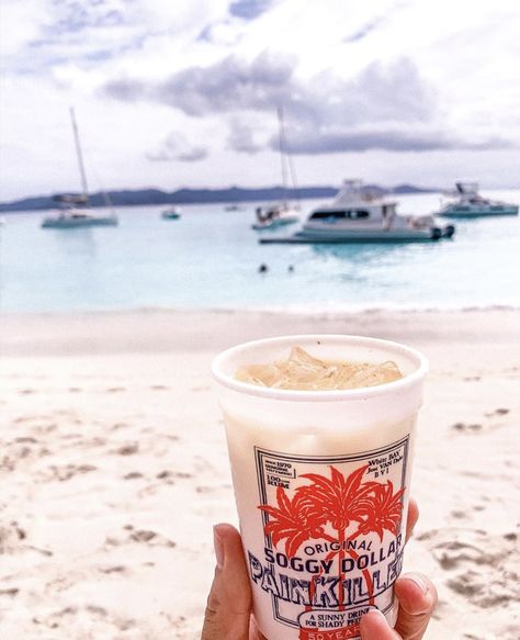 Who’s ready for a painkiller? Thinking about the next time we can go boating to the British Virgin Islands with friends and have afternoon painkillers at Soggy Dollar Bar in White Bay, Jost Van Dyke. Which friends are you taking with you? Love this photo by @jackietamburo ☀️ #soggydollarbar #jostvandyke #britishvirginislands #painkiller Soggy Dollar Bar, Photo Bar, The Virgin Islands, Beach House Interior, Painkiller, Virgin Islands, British Virgin Islands, Island Life, Boating