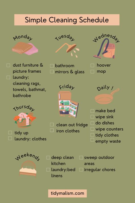 Simple Cleaning Schedule, Easy Cleaning Schedule, Rutinitas Harian, Garden Sink, Adulting 101, Beach Necessities, House Cleaning Checklist, Vie Motivation, Kids Beach