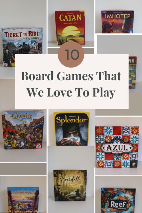 Images of 10 different board games Board Game Night Aesthetic, Games For Big Groups, Bord Games, Top Board Games, Best Family Board Games, Engagement Story, Best Board Games, Anna Birthday, Board Game Night