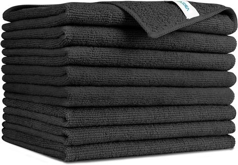 New! Black Microfiber Cleaning Cloths-8Pk, Soft Absorbent Microfiber Towels, Lint Fre was just added to eBay. Check it out! #eBay #eBaySeller https://ebay.us/ssrpcU Automotive Detailing, Kitchen Surfaces, Cleaning Cloths, Microfiber Cleaning Cloths, Microfiber Towel, Drying Towels, House Kitchen, Clean Microfiber, Kitchen Window